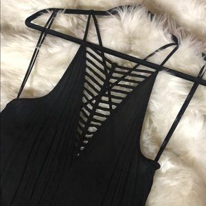 Used XXI Black Romper Pants